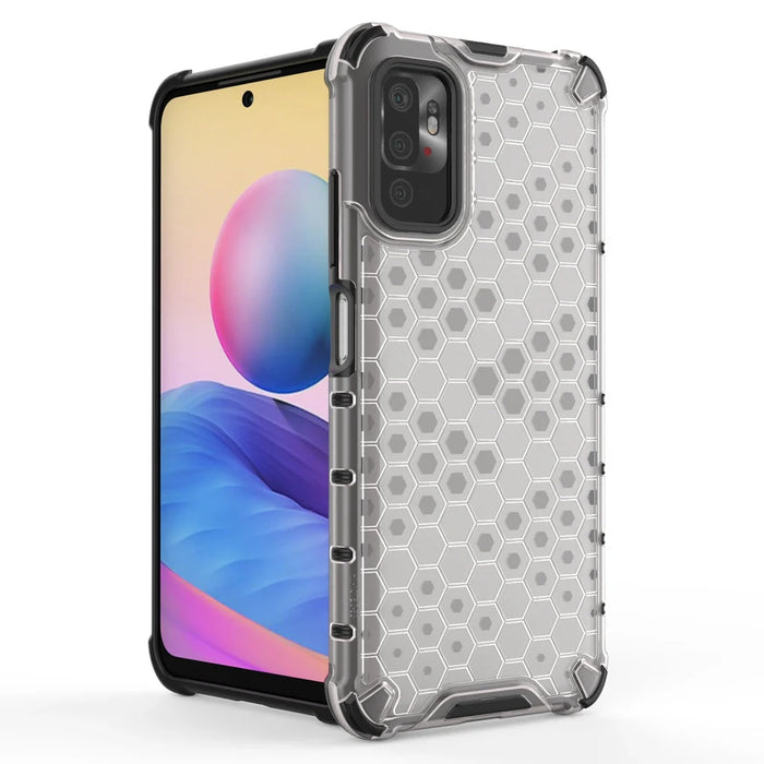 Honeycomb Case armor cover with TPU Bumper for Xiaomi Redmi Note 10 5G / Poco M3 Pro black - Cell phone cases