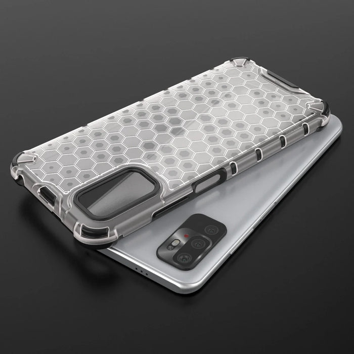 Honeycomb Case armor cover with TPU Bumper for Xiaomi Redmi Note 10 5G / Poco M3 Pro black - Cell phone cases