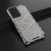 Honeycomb case armored cover with a gel frame for Samsung Galaxy S22 Ultra transparent - Cell phone cases