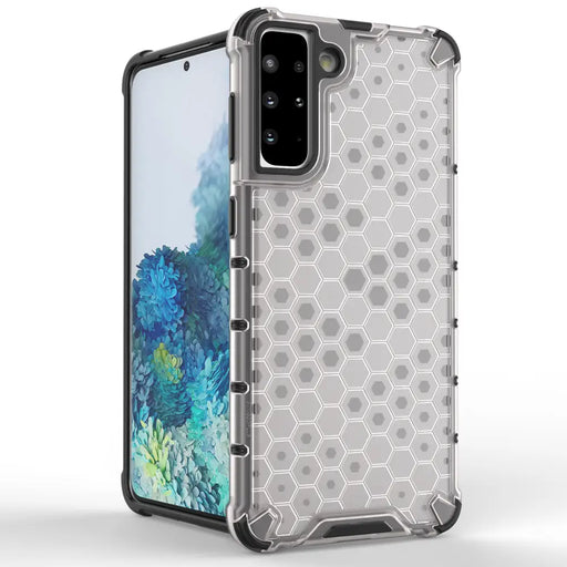 Honeycomb case armored cover with a gel frame for Samsung Galaxy S22 blue - Cell phone cases and covers<<<HurtelXML