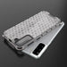 Honeycomb case armored cover with a gel frame for Samsung Galaxy S22 transparent - Cell phone cases