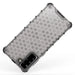 Honeycomb case armored cover with a gel frame for Samsung Galaxy S22 transparent - Cell phone cases