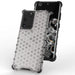 Honeycomb case armored cover with a gel frame for Samsung Galaxy S22 Ultra transparent - Cell phone cases