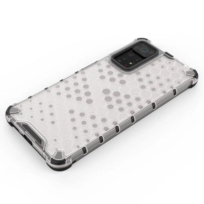 Honeycomb case armored cover with a gel frame for Xiaomi Redmi Note 11 Pro + 11 Pro black - Cell phone cases