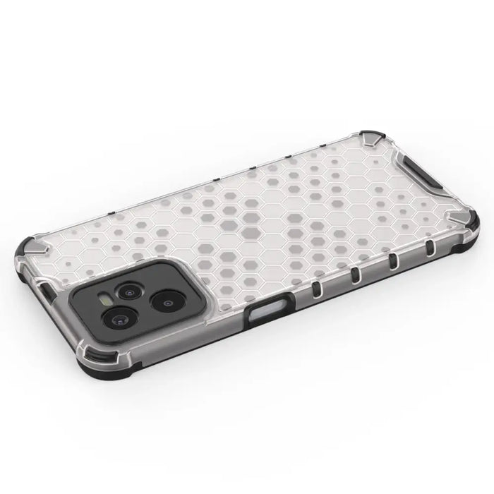 Honeycomb case armored cover with a gel frame Realme C35 transparent - Cell phone cases and covers<<<HurtelXML