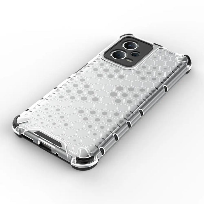 Honeycomb case for Xiaomi Redmi Note 12 5G / Poco X5 5G armored hybrid case blue - Cell phone cases