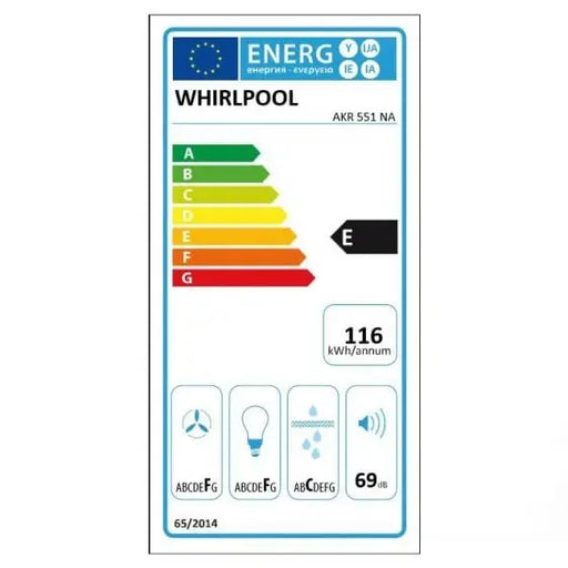 Hood WHIRLPOOL AKR 551 NA - Стандартни абсорбатори<<<Абсорбатори<<<Едра бяла техника<<<TechnoMix