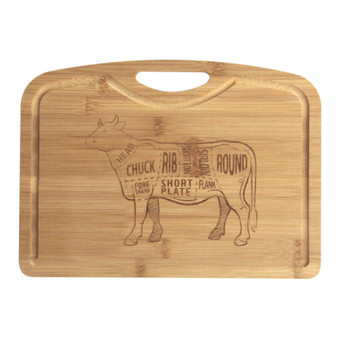 ENGRAVED BAMBOO BOARD 33X24XH0.9CM