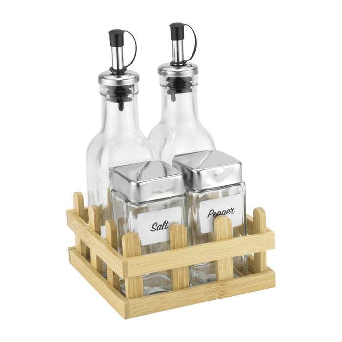 ОЛИВЕРНИК 5 ЧАСТИ NATURAL WOOD 175ML/130ML HORECANO