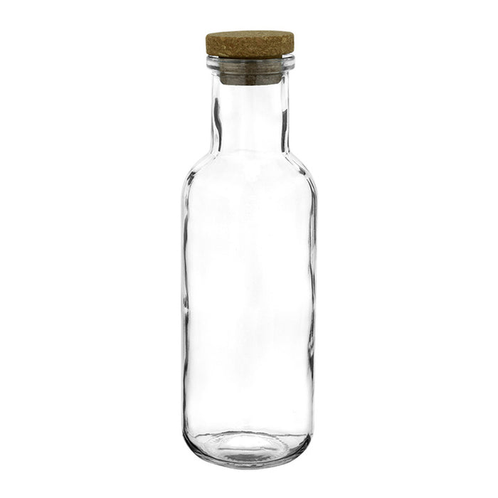 GLASS BOTTLE WITH CORK 1L HORECANO