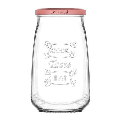 JAR WITH METAL SCREW CAP 1LT. HORECANO