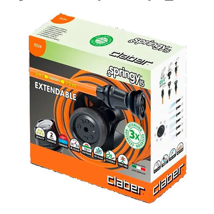 HOSE EXTENDABLE 5-15M CLABER 119334 - Маркучи напояване<<<Напояване<<<Градина<<<Praktiker&&&Маркучи
