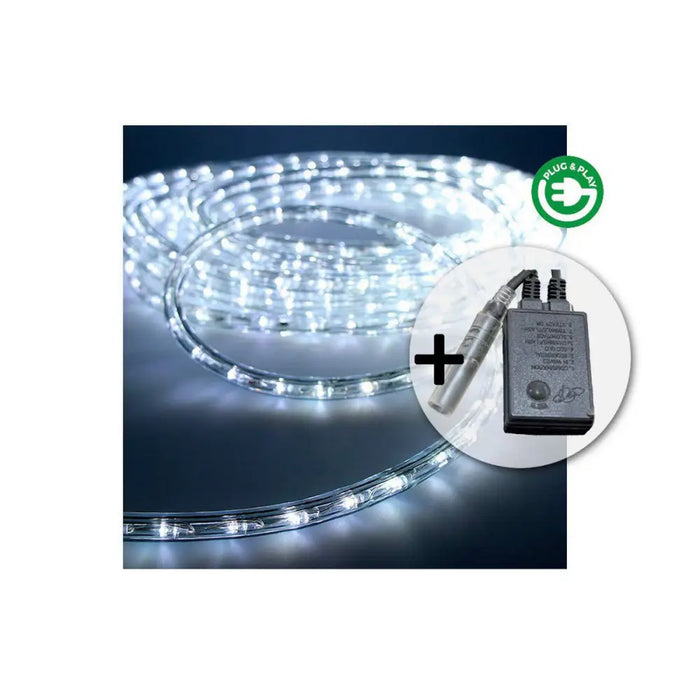 Hose LED EDM 71491 Flexiled Transparent Cool White 12 m - Декорация и Осветление<<<Дом Градина<<<BigBuy&&&LED