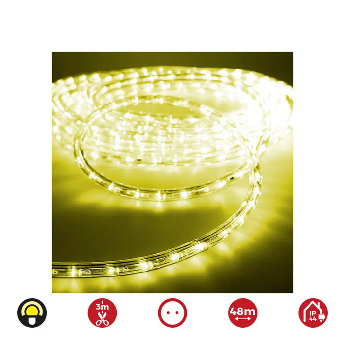 Hose LED EDM 72707 Flexiled Yellow - Декорация и Осветление<<<Дом Градина<<<BigBuy&&&LED Осветление<<<Декорация и