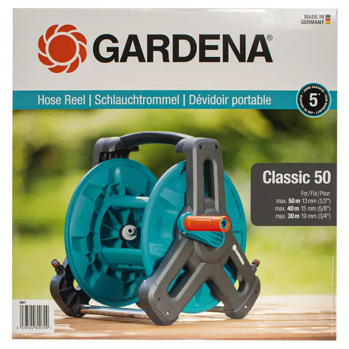 HOSE REEL 1/2’’-50M 3/4’’-30M GARDENA 08007-20 - Макари и колички<<<Напояване<<<Градина<<<Praktiker&&&Макари и