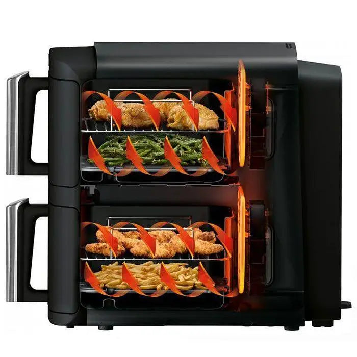 Hot Air Fryer NINJA Double Stack SL300EU - Фритюрници<<<Уреди за кухня<<<Малки електроуреди<<<TechnoMix&&&Здравословно