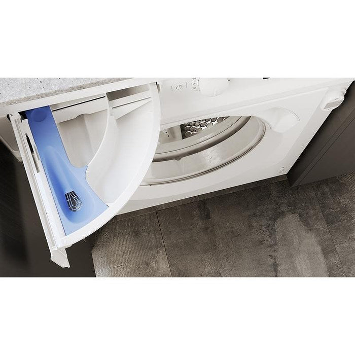 Built-in washer dryer Hotpoint-Ariston BI WDHG 861485 EU , 1400 rpm, 6 kg, 8.00 kg, B , D , White