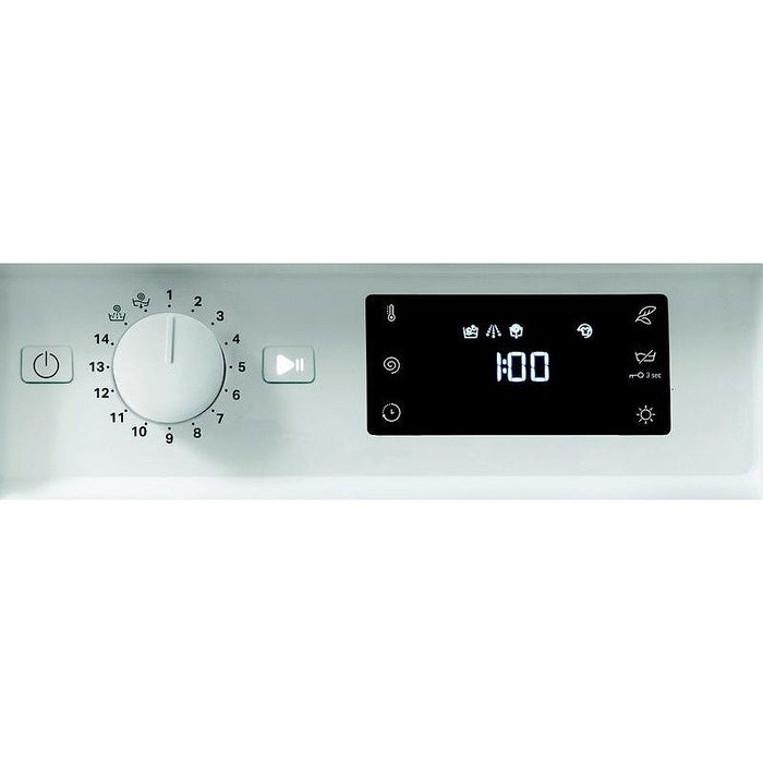 Built-in washer dryer Hotpoint-Ariston BI WDHG 861485 EU , 1400 rpm, 6 kg, 8.00 kg, B , D , White