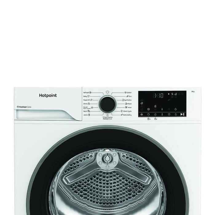 Dryer Hotpoint-Ariston C HD 84M WBS EE , 8 kg, C , White