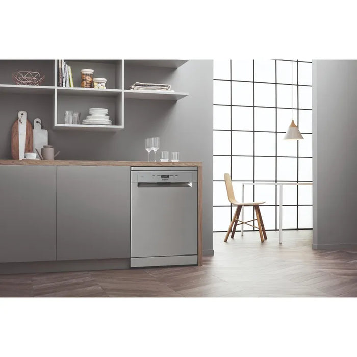 Dishwasher Hotpoint-Ariston HA4FFD14CN6X, 14 place settings, D