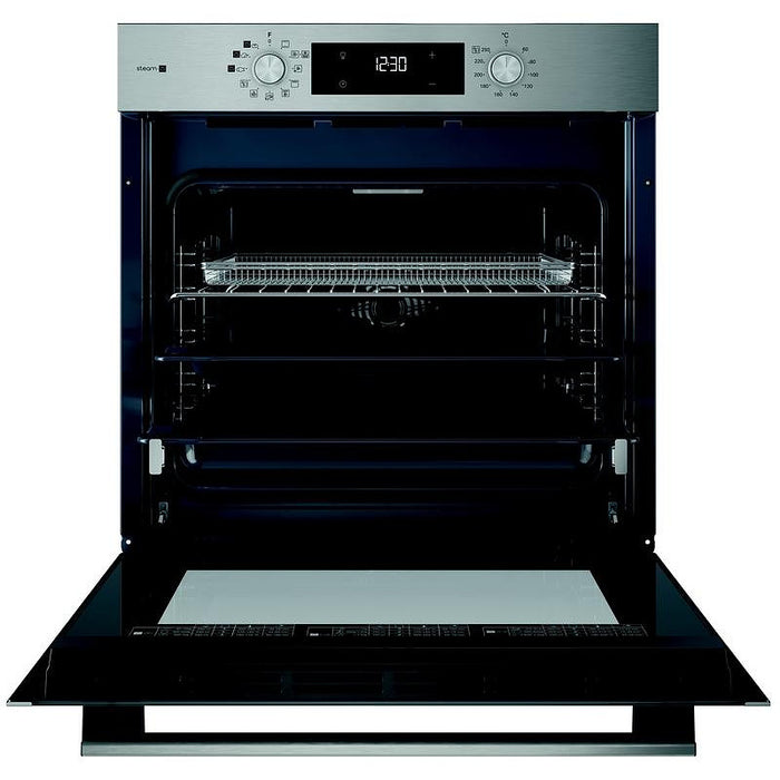 Built-in oven Hotpoint-Ariston HAO 458HSU1F X. , 71 , Push buttons , A+ , Water cleaning