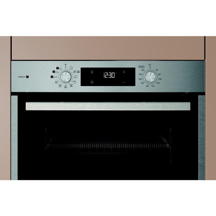Built-in oven Hotpoint-Ariston HAO 478PSU1F X , 71 , Push buttons , A++ , Pyrolysis