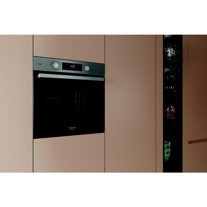 Built-in oven Hotpoint-Ariston HAO3 K58HSU1 X. , 71 , Hydrolitic , Push buttons , A+