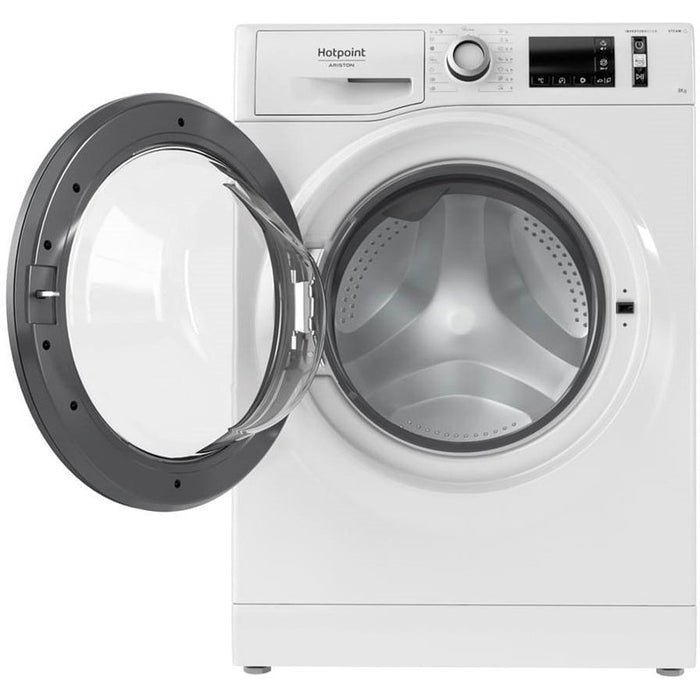 Washing machine Hotpoint-Ariston NM11 847 WS A EU , 1400 rpm, 8.00 kg, A , White