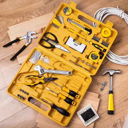 Household Tool Set 48 pcs Deli Tools EDL1048J - Toolkits<<<Tools<<<InnproXML
