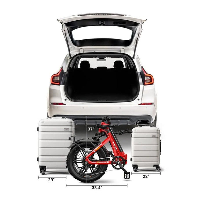 Electric bicycle Hovsco HovBeta RED Color, 20.00 inch