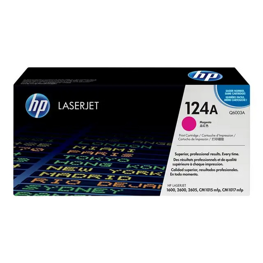 HP 124A original Colour LaserJet Toner cartridge Q6003A magenta standard capacity 2.000 pages 1-pack