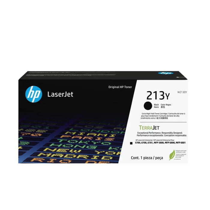 HP 213Y Black Original LaserJet Toner Cartridge - Тонери<<<Консумативи - Лазер<<<Печат Сканиране и Консумативи<<<ALSO