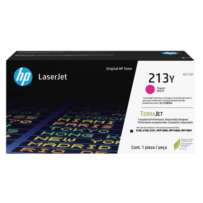 HP 213Y Magenta Original LaserJet Toner Cartridge - Тонери<<<Консумативи - Лазер<<<Печат Сканиране и Консумативи<<<ALSO
