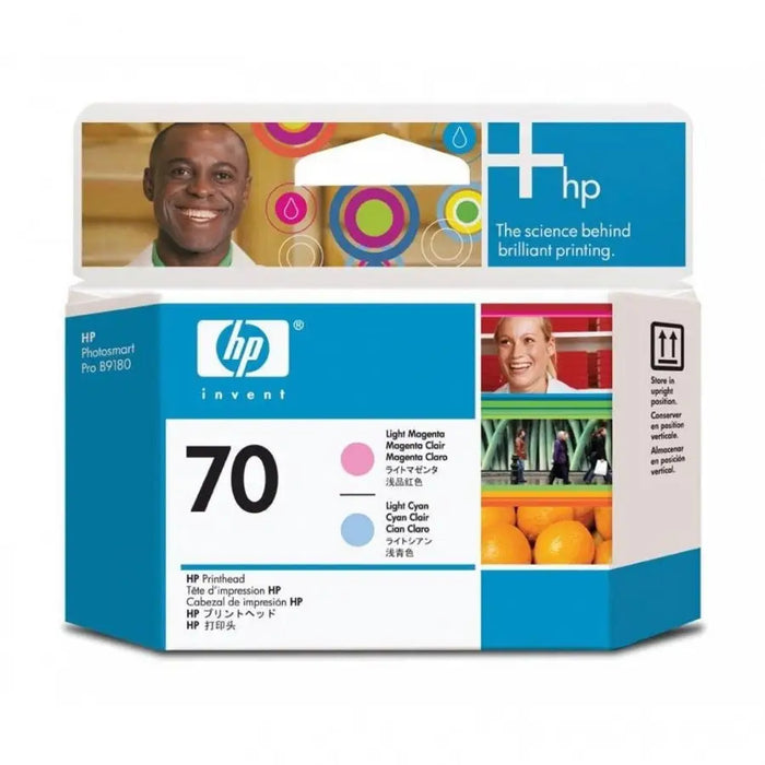 HP 70 Light Magenta and Light Cyan Printhead - DesignJet Consumables<<<HP консумативи<<<HP<<<PolyComp&&&LFP мастила и
