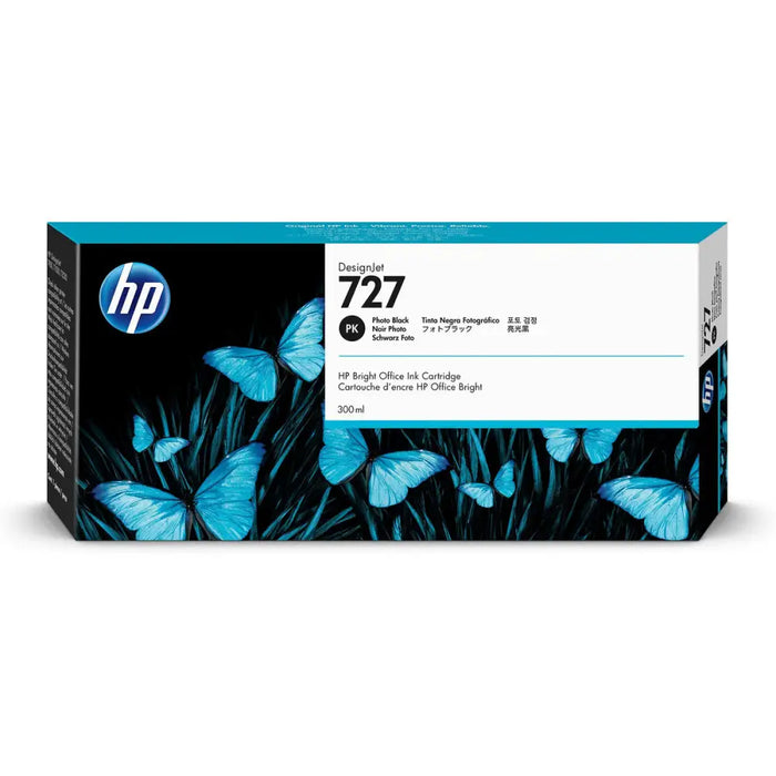 HP 727 300-ml Photo Black DesignJet Ink Cartridge - DesignJet Consumables<<<HP консумативи<<<HP<<<PolyComp&&&LFP