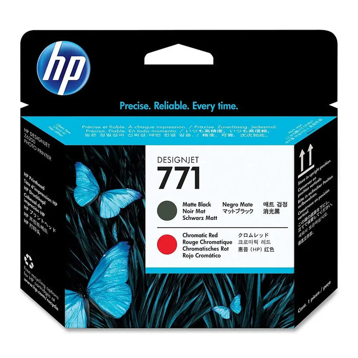 HP 73 original printhead CD949A chromatic red matte black and chromatic red 1-pack - LFP мастила и LFP мастилени
