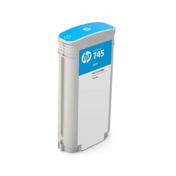 HP 745 original Ink cartridge F9J97A Cyan 130 ml - LFP мастила и LFP мастилени глави<<<Консумативи - голям формат