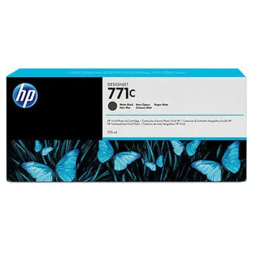 HP 771C original Ink cartridge B6Y07A matte black standard capacity 775ml 1-pack - LFP мастила и LFP мастилени