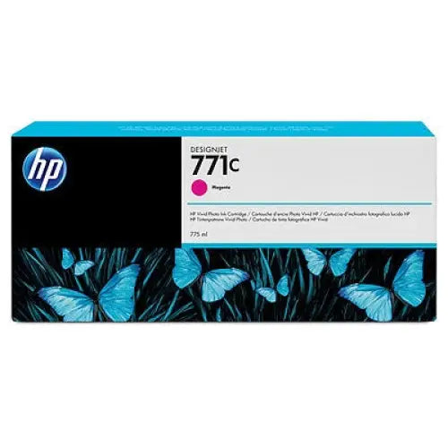 HP 771C original Ink cartridge B6Y09A magenta standard capacity 775ml 1-pack - LFP мастила и LFP мастилени