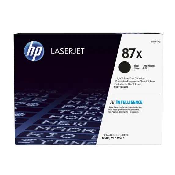 HP 87X High Yield Black Original LaserJet Toner Cartridge (CF287X) - LaserJet Consumables<<<HP