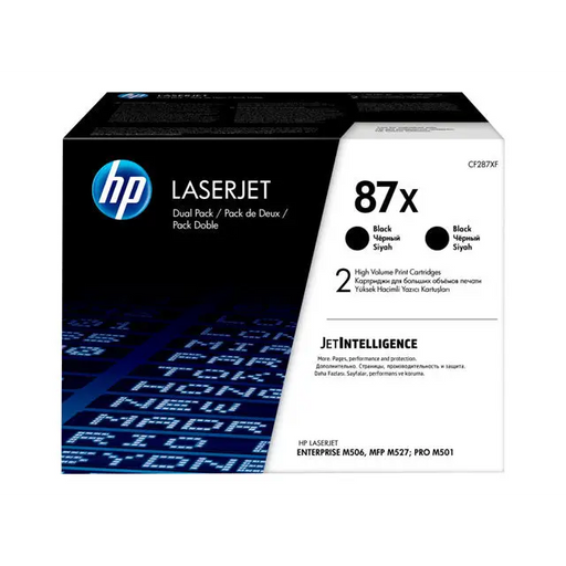 HP 87X original LaserJet Toner cartridge CF287XD Black High Yield 2-pack - Тонери<<<Консумативи - Лазер<<<Печат
