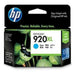 HP 920XL original Ink cartridge CD972AE BGX cyan high capacity 700 pages 1-pack - Мастила и Мастилени