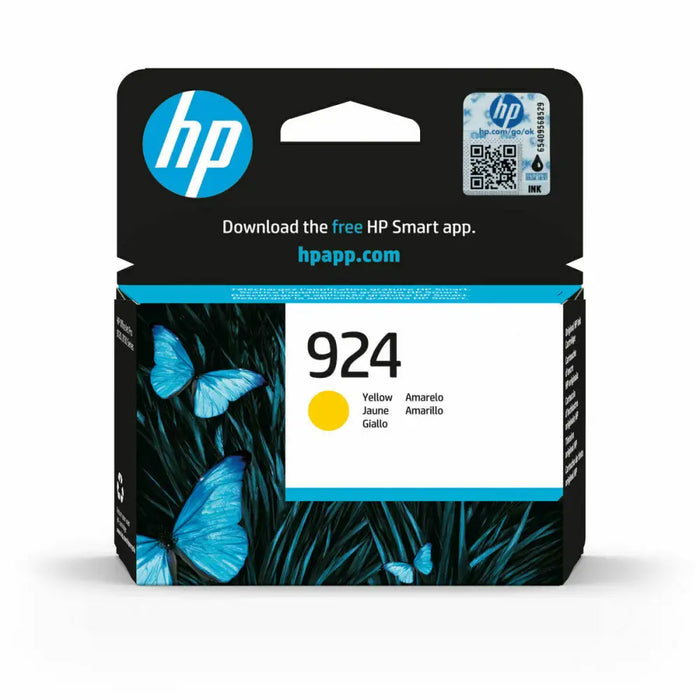 HP 924 Yellow Original Ink Cartridge - Мастила и Мастилени глави<<<Консумативи - Мастила<<<Печат Сканиране и
