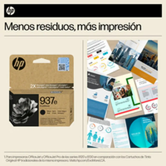 HP 937e EvoMore Black Original Ink Cartridge - Мастила и Мастилени глави<<<Консумативи - Мастила<<<Печат Сканиране и