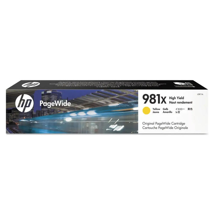 HP 981X original High Yield Yellow PageWide Cartridge L0R11A - Мастила и Мастилени глави<<<Консумативи