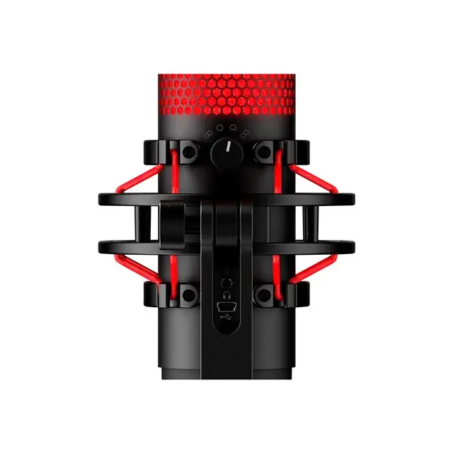 HP HyperX QuadCast - USB Microphone Black/Red - Микрофони и Диктофони<<<Слушалки и Микрофони<<<Аудио Видео Дисплеи и