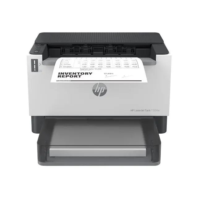 HP LaserJet Tank 1504w Printer Mono B/W laser refillable A4/Letter 600x600dpi 22ppm capacity: 150 sheets USB 2.0 Wi-Fi