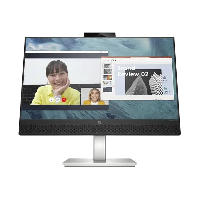 HP M24 Webcam 23.8inch IPS FHD 75Hz 5ms VGA 2xHDMI 1.4 USB-C - Потребителски монитори<<<Дисплеи<<<Аудио Видео Дисплеи и