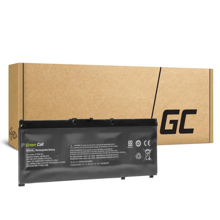 HP Omen 15-ce000ng Laptop Battery; Pavilion 15-CE015DX SR04XL LiPo 15.4V 3500mAh GREEN CELL - Батерии за