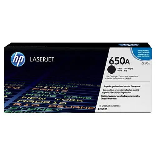 HP original Colour LaserJet CE270A Toner cartridge black standard capacity 13.500 pages 1-pack - Тонери<<<Консумативи